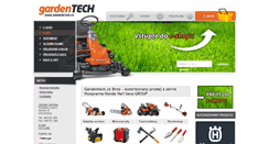Desktop Screenshot of gardentech.cz